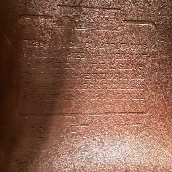 ❤️SOLD❤️Vintage Coach Mahogany Court Bag 9870 - Picture 8 of 10